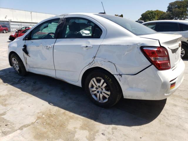 1G1JB5SGXH4103770 - 2017 CHEVROLET SONIC LS WHITE photo 2