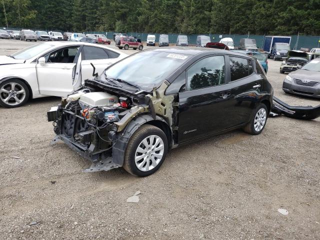 1N4BZ0CP7HC301775 - 2017 NISSAN LEAF S BLACK photo 1