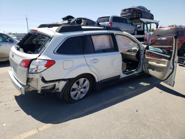 4S4BRBKCXC3201422 - 2012 SUBARU OUTBACK 2.5I LIMITED WHITE photo 3