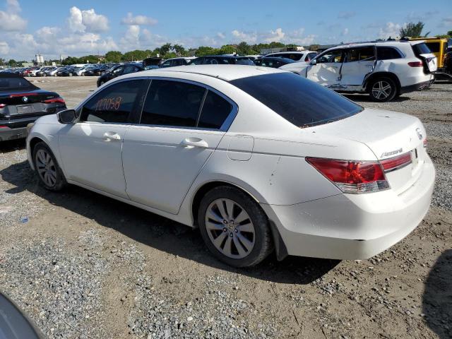 1HGCP2F82BA003837 - 2011 HONDA ACCORD EXL WHITE photo 2