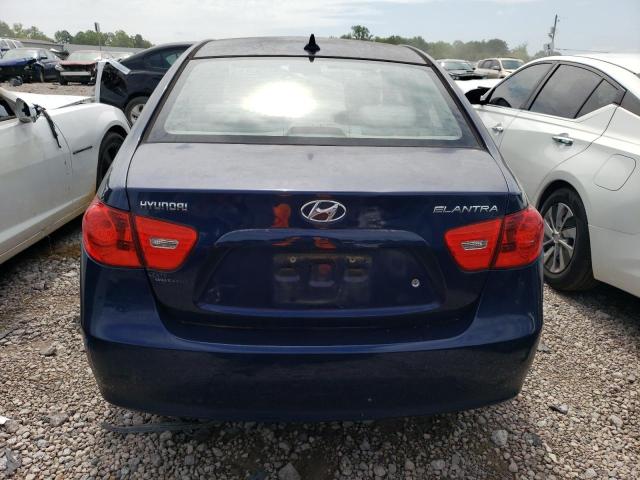 KMHDU46D89U787580 - 2009 HYUNDAI ELANTRA GLS BLUE photo 6