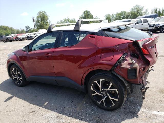 NMTKHMBX3JR022011 - 2018 TOYOTA C-HR XLE MAROON photo 2