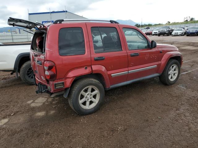 1J8GL58K16W192889 - 2006 JEEP LIBERTY LIMITED RED photo 3