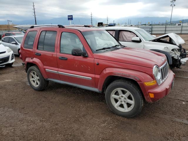 1J8GL58K16W192889 - 2006 JEEP LIBERTY LIMITED RED photo 4