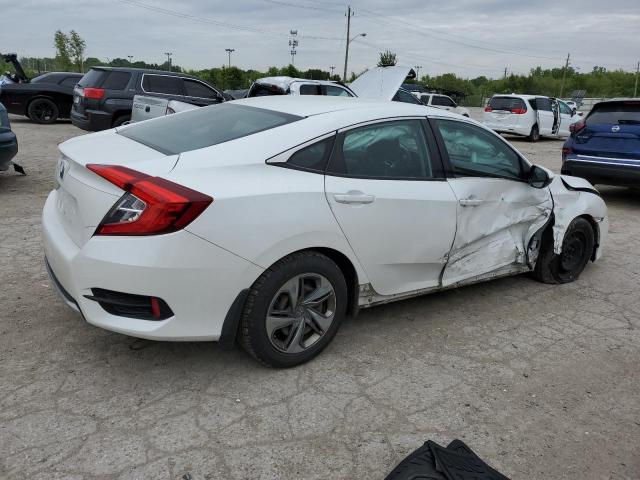 19XFC2F64KE001462 - 2019 HONDA CIVIC LX WHITE photo 3