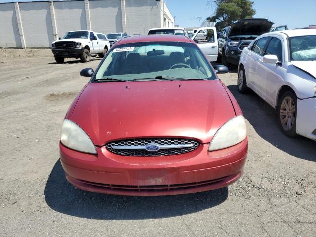 1FAFP52U91G119277 - 2001 FORD TAURUS LX RED photo 5