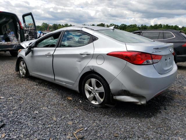 5NPDH4AE0DH206438 - 2013 HYUNDAI ELANTRA GLS SILVER photo 2