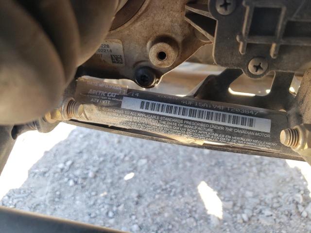 4UF15ATV4FT203847 - 2015 ARCTIC CAT CATRO5501T ORANGE photo 10