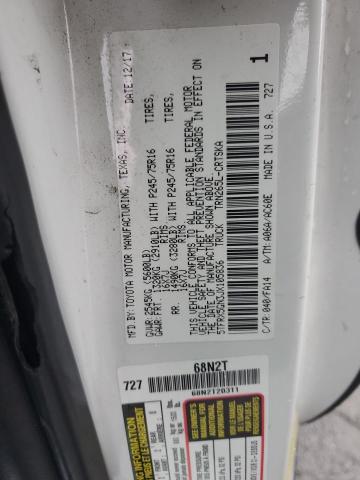 5TFRX5GN3JX105836 - 2018 TOYOTA TACOMA ACCESS CAB ორფეროვანი ფოტო 10