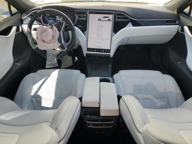 5YJSA1E19HF183845 - 2017 TESLA MODEL S WHITE photo 8