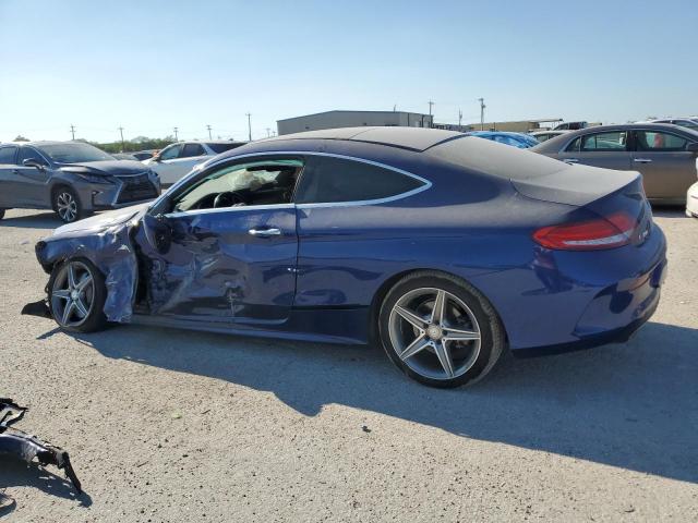 WDDWJ4KB7HF381552 - 2017 MERCEDES-BENZ C 300 4MATIC BLUE photo 2