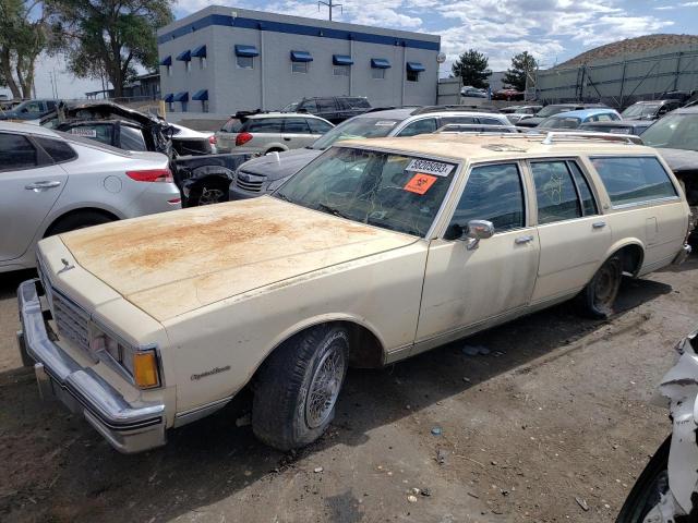 1G1AN35H0EX106252 - 1984 CHEVROLET CAPRICE CLASSIC CREAM photo 1