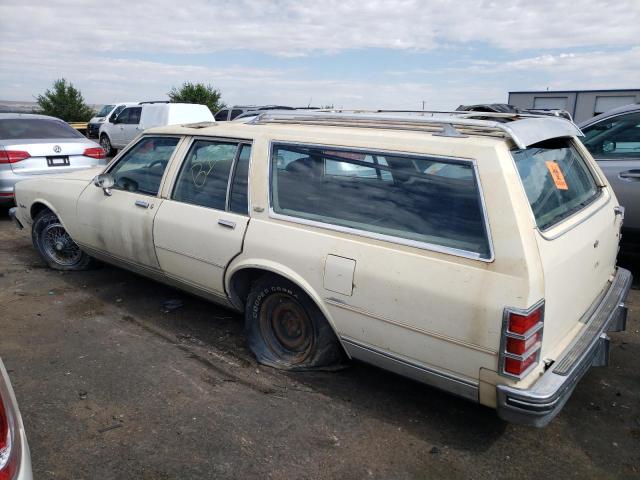 1G1AN35H0EX106252 - 1984 CHEVROLET CAPRICE CLASSIC CREAM photo 2