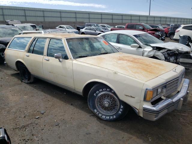 1G1AN35H0EX106252 - 1984 CHEVROLET CAPRICE CLASSIC CREAM photo 4