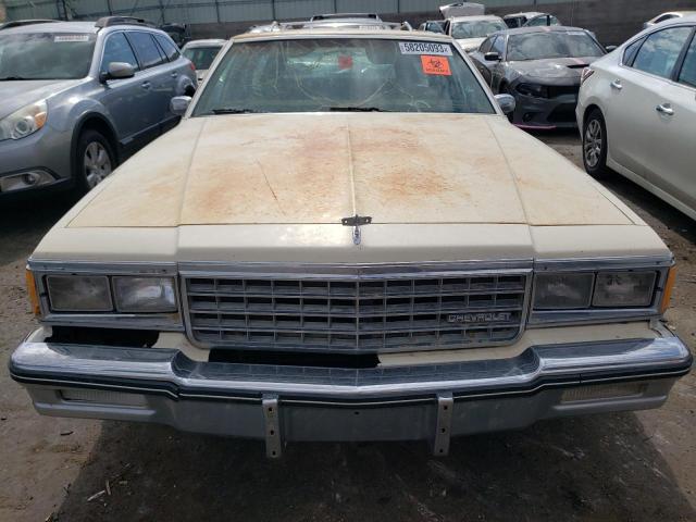 1G1AN35H0EX106252 - 1984 CHEVROLET CAPRICE CLASSIC CREAM photo 5