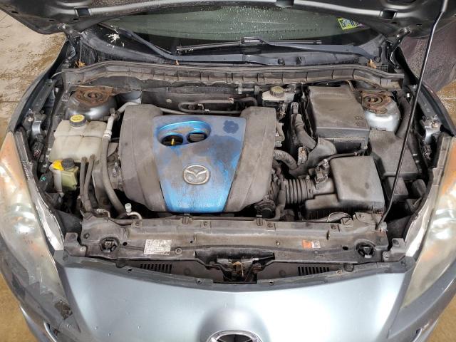 JM1BL1V82C1661709 - 2012 MAZDA 3 I Темно-сірий фото 11