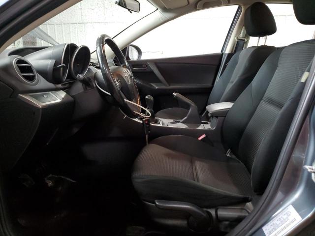 JM1BL1V82C1661709 - 2012 MAZDA 3 I Темно-сірий фото 7