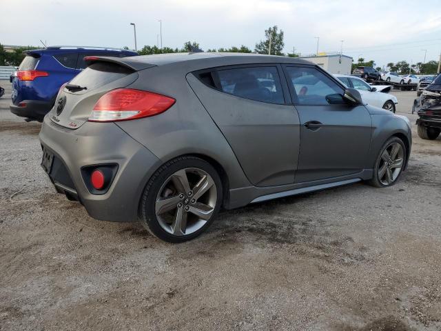 KMHTC6AEXDU108802 - 2013 HYUNDAI VELOSTER TURBO GRAY photo 3