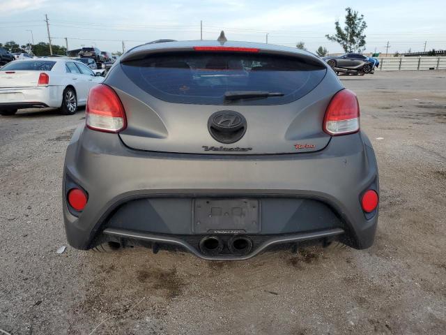 KMHTC6AEXDU108802 - 2013 HYUNDAI VELOSTER TURBO GRAY photo 6