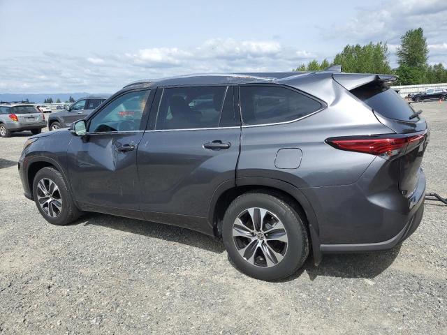 5TDGZRBHXLS516539 - 2020 TOYOTA HIGHLANDER XLE GRAY photo 2