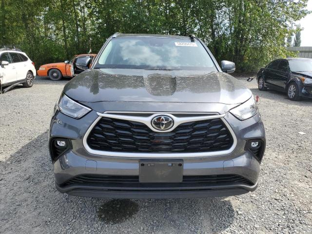 5TDGZRBHXLS516539 - 2020 TOYOTA HIGHLANDER XLE GRAY photo 5