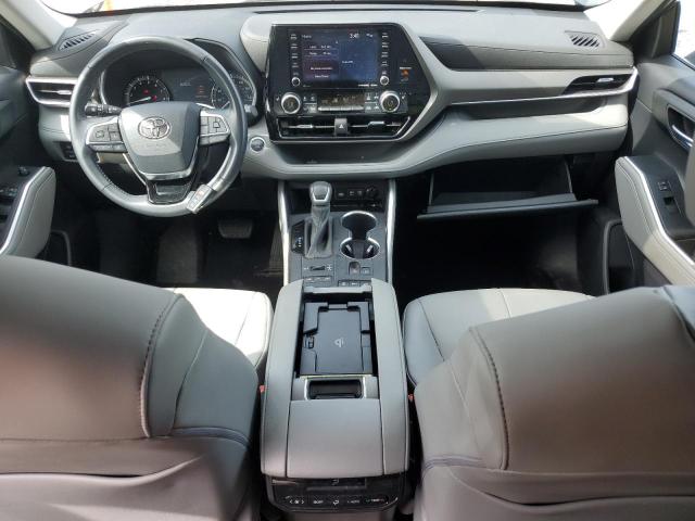 5TDGZRBHXLS516539 - 2020 TOYOTA HIGHLANDER XLE GRAY photo 8