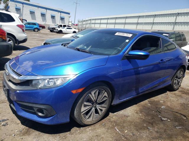 2HGFC3B74GH353801 - 2016 HONDA CIVIC EXL BLUE photo 1