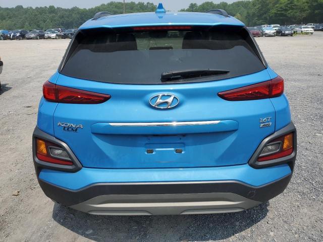 KM8K3CA50LU472624 - 2020 HYUNDAI KONA LIMITED BLUE photo 6