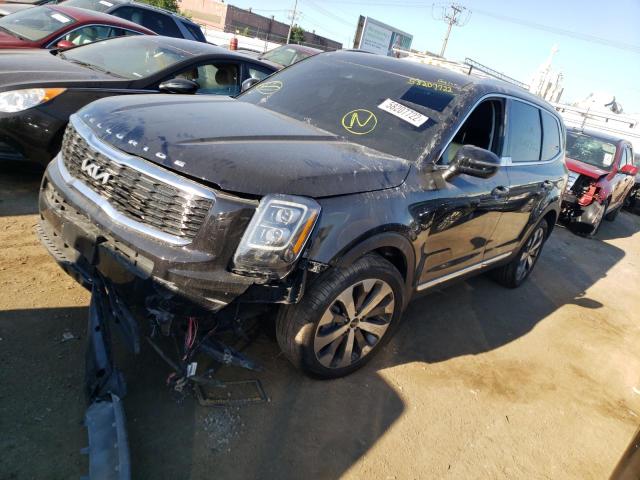 5XYP34HC0NG227718 - 2022 KIA TELLURIDE EX BLACK photo 2