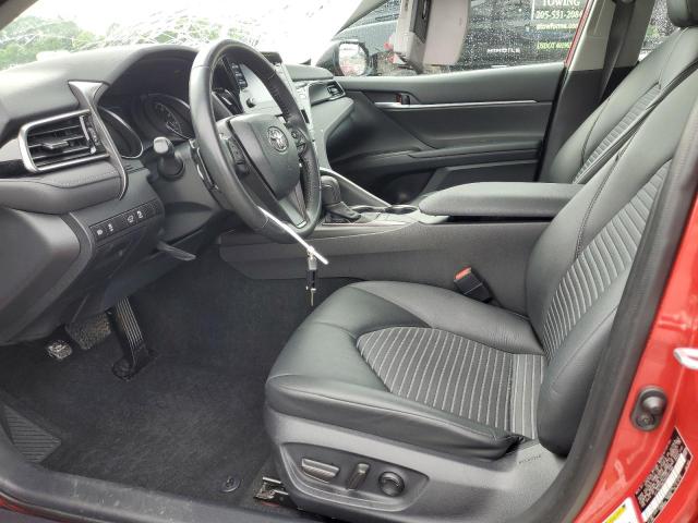 4T1G11AK2RU207198 - 2024 TOYOTA CAMRY SE NIGHT SHADE RED photo 7