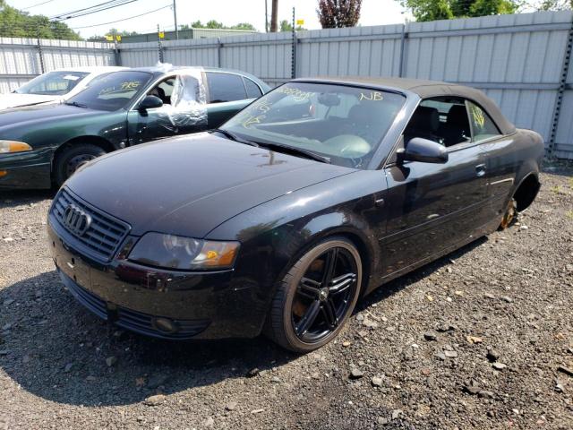 WAUDT48H24K020686 - 2004 AUDI A4 QUATTRO BLACK photo 1