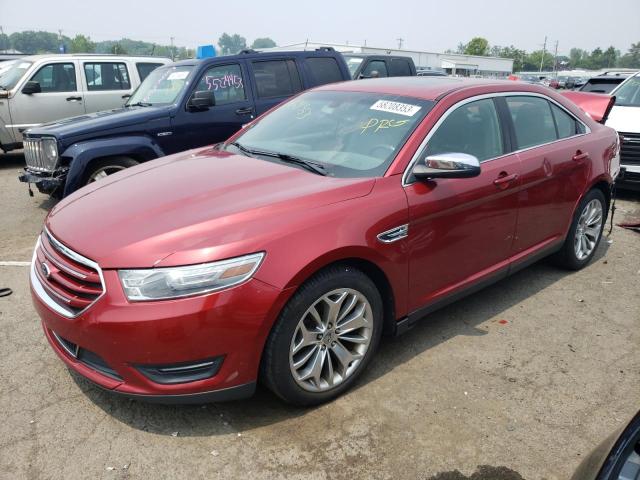 1FAHP2F89DG218285 - 2013 FORD TAURUS LIMITED RED photo 1
