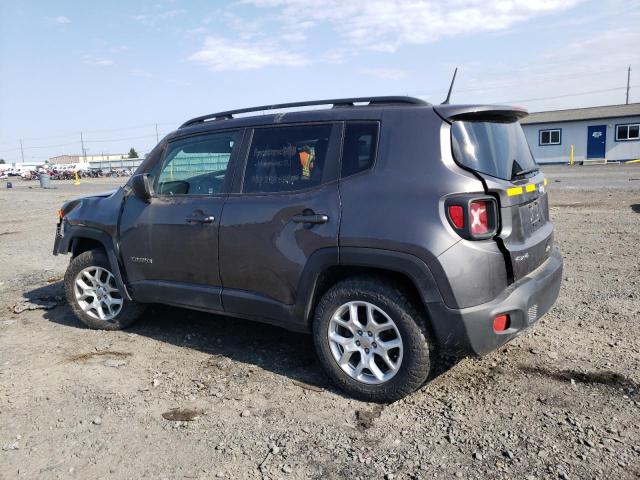 ZACCJBAB4JPJ22567 - 2018 JEEP RENEGADE SPORT GRAY photo 2