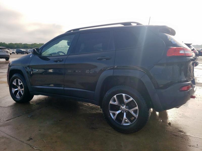 1C4PJMBS4GW187235 - 2016 JEEP CHEROKEE TRAILHAWK BLACK photo 2