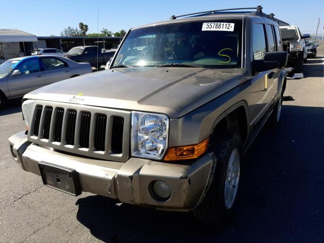 1J8HH48K96C276783 - 2006 JEEP COMMANDER TAN photo 2