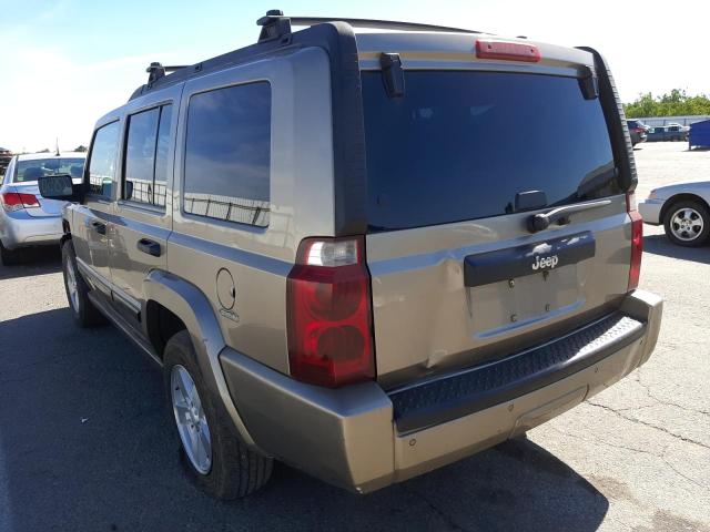 1J8HH48K96C276783 - 2006 JEEP COMMANDER 棕色 照片 3