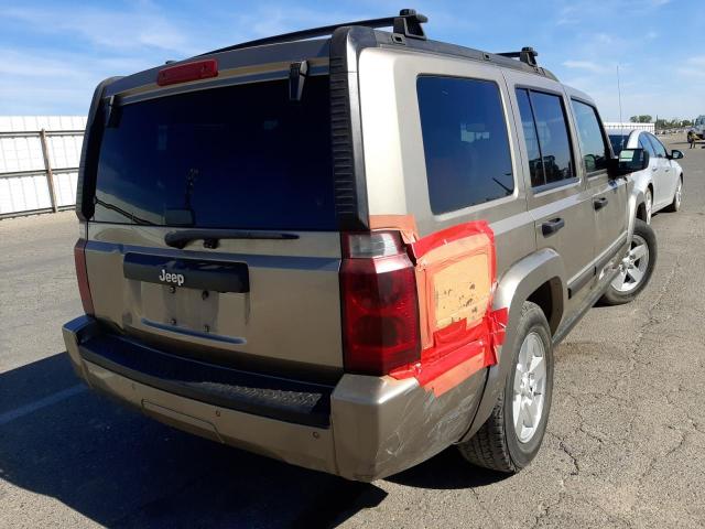 1J8HH48K96C276783 - 2006 JEEP COMMANDER TAN photo 4