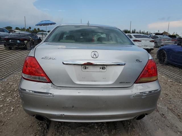 JH4KB16577C002055 - 2007 ACURA RL SILVER photo 6