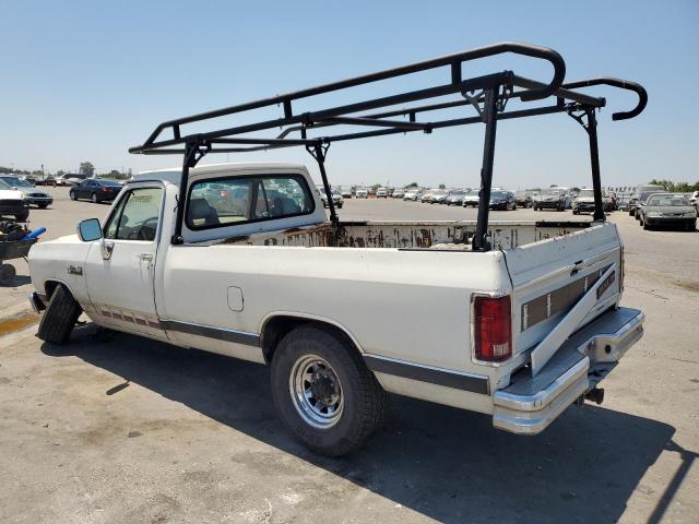 1B7KE2681KS011230 - 1989 DODGE D-SERIES D200 WHITE photo 2