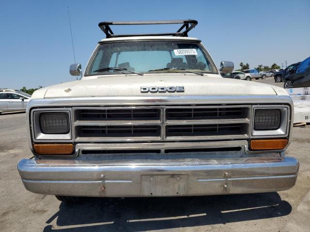 1B7KE2681KS011230 - 1989 DODGE D-SERIES D200 WHITE photo 5