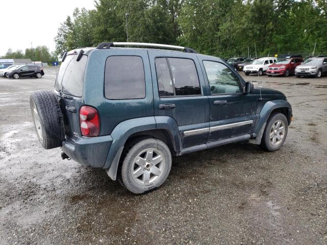 1J4GL58K96W132845 - 2006 JEEP LIBERTY LIMITED GREEN photo 3