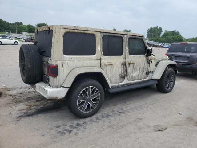 1C4JJXP6XNW207648 - 2022 JEEP WRANGLER U SAHARA 4XE WHITE photo 3