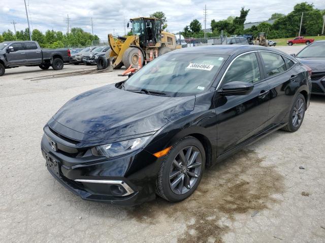 JHMFC1F72KX008136 - 2019 HONDA CIVIC EXL შავი ფოტო 1