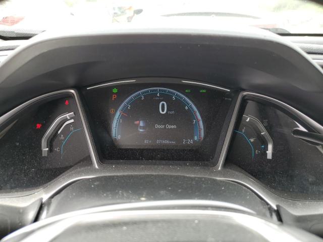 JHMFC1F72KX008136 - 2019 HONDA CIVIC EXL შავი ფოტო 9