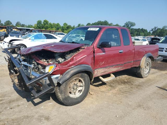 4TAWM72N3VZ287316 - 1997 TOYOTA TACOMA XTRACAB RED photo 1