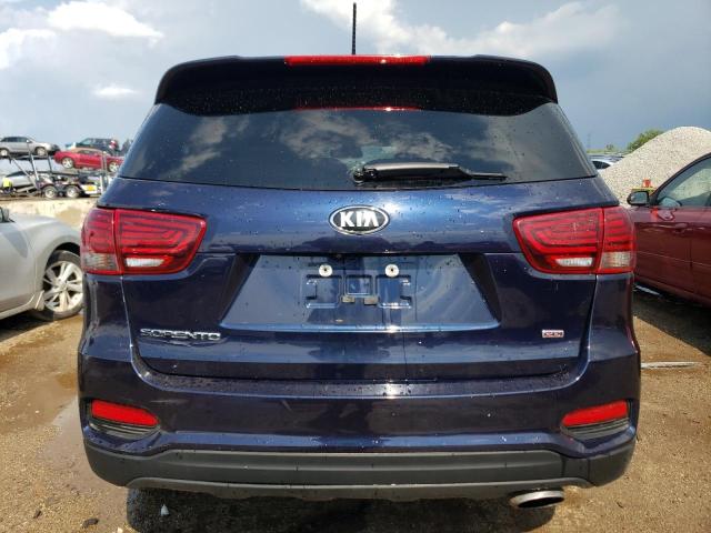 5XYPGDA33LG650630 - 2020 KIA SORENTO L BLUE photo 6