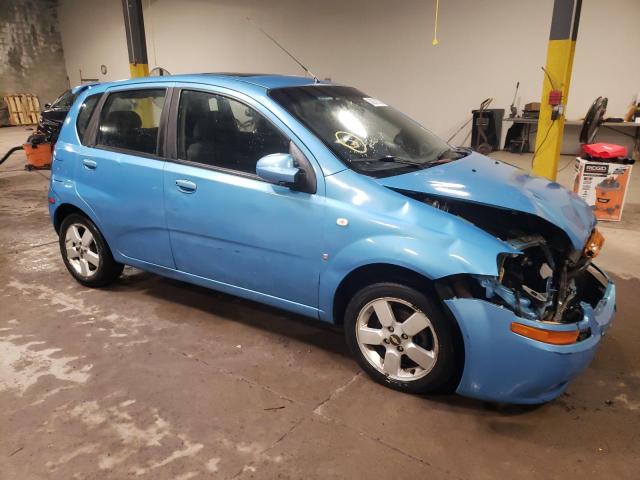 KL1TD66647B766044 - 2007 CHEVROLET AVEO BASE BLUE photo 4