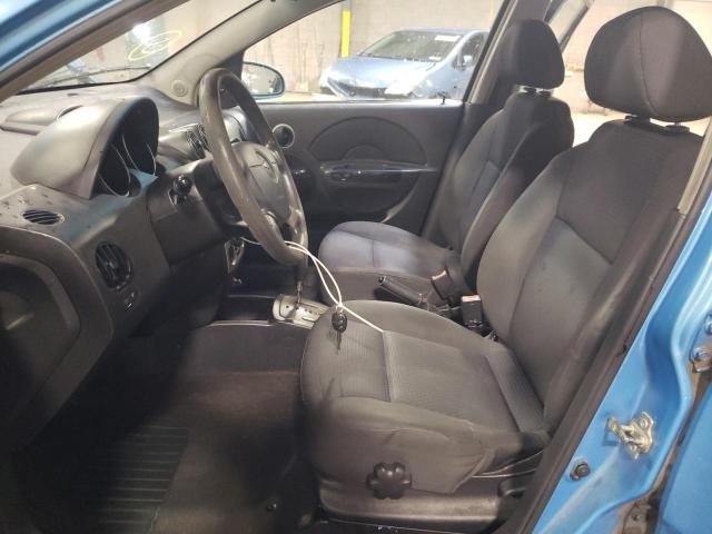 KL1TD66647B766044 - 2007 CHEVROLET AVEO BASE BLUE photo 7