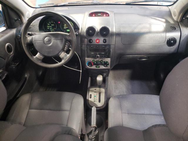 KL1TD66647B766044 - 2007 CHEVROLET AVEO BASE BLUE photo 8