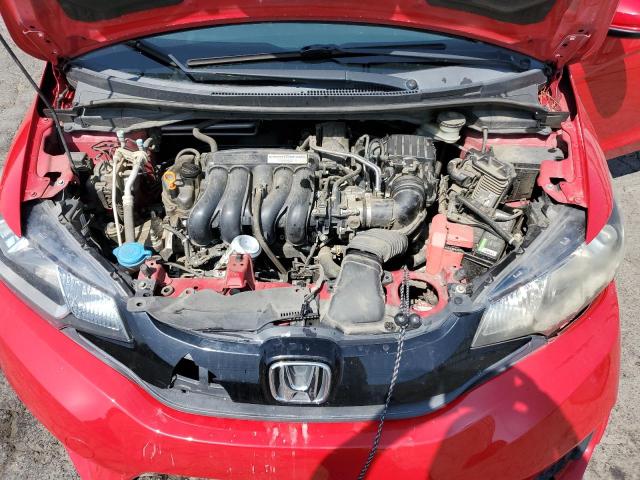 JHMGK5H56GX018332 - 2016 HONDA FIT LX RED photo 11